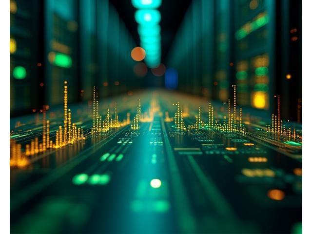 Gerçek zamanlı network performans göstergelerini gösteren bir dashboard