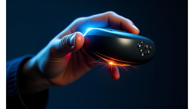 VR kontrolcüsünden gelen titreşimlerle ellerinde hissedilen haptik geribildirim